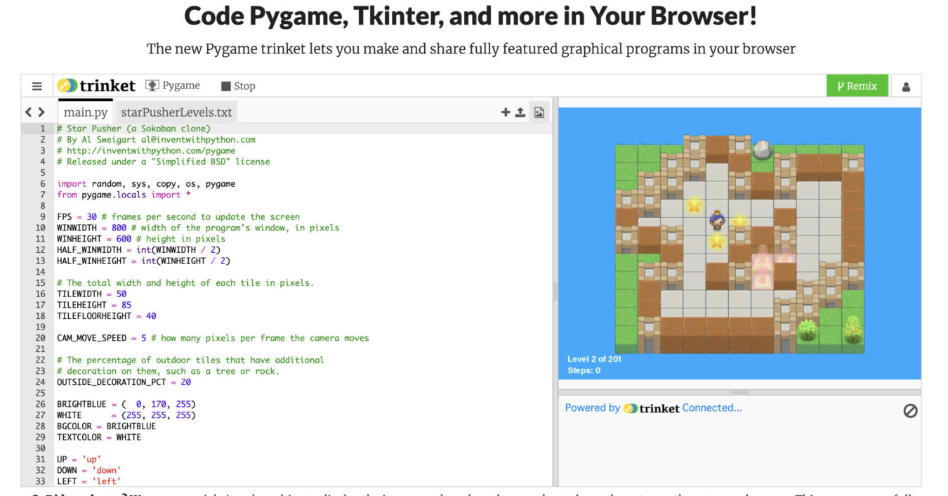 【Trinket】Pythonコードをブログ上で実行する|工場プログラマーのモダン開発プラクティス